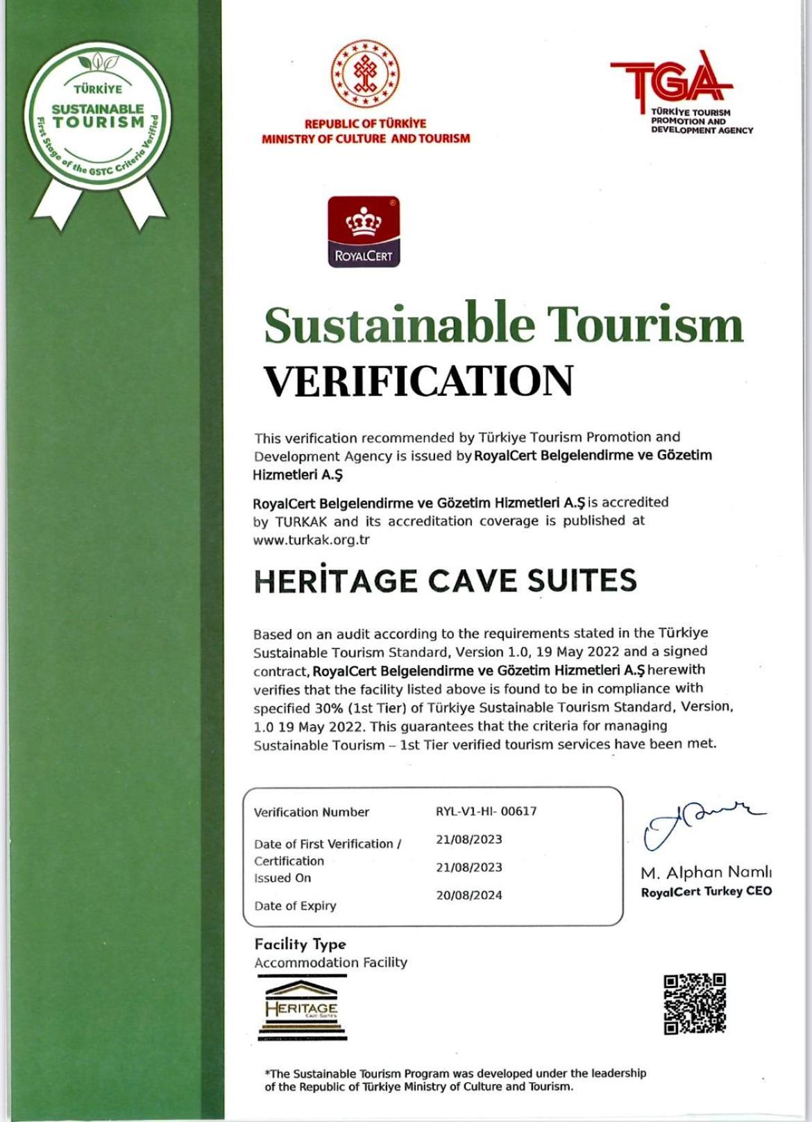 Heritage Cave Suites Ürgüp Exteriör bild