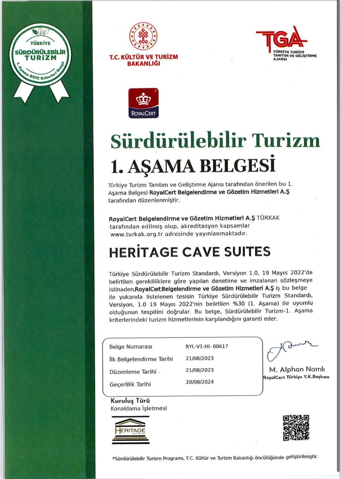 Heritage Cave Suites Ürgüp Exteriör bild